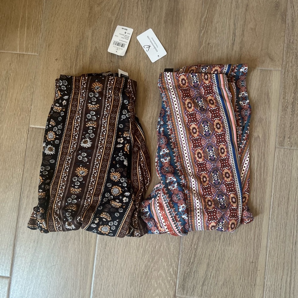 Windsor Bohemian Flare Pants - 2 Pairs - NWT